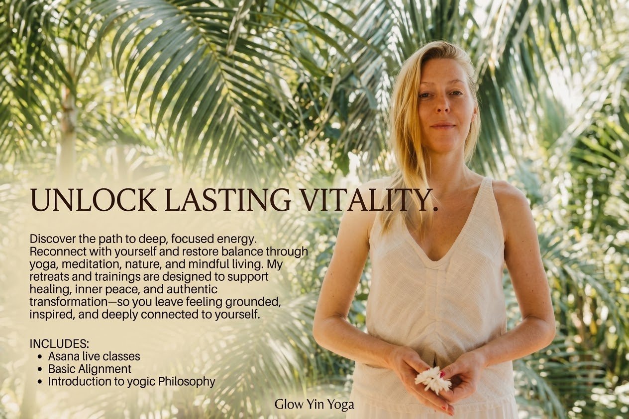 Glow Yin Yoga online yoga course benefits and course inclusions